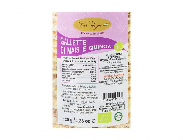 Gallette mais e quinoa BIO