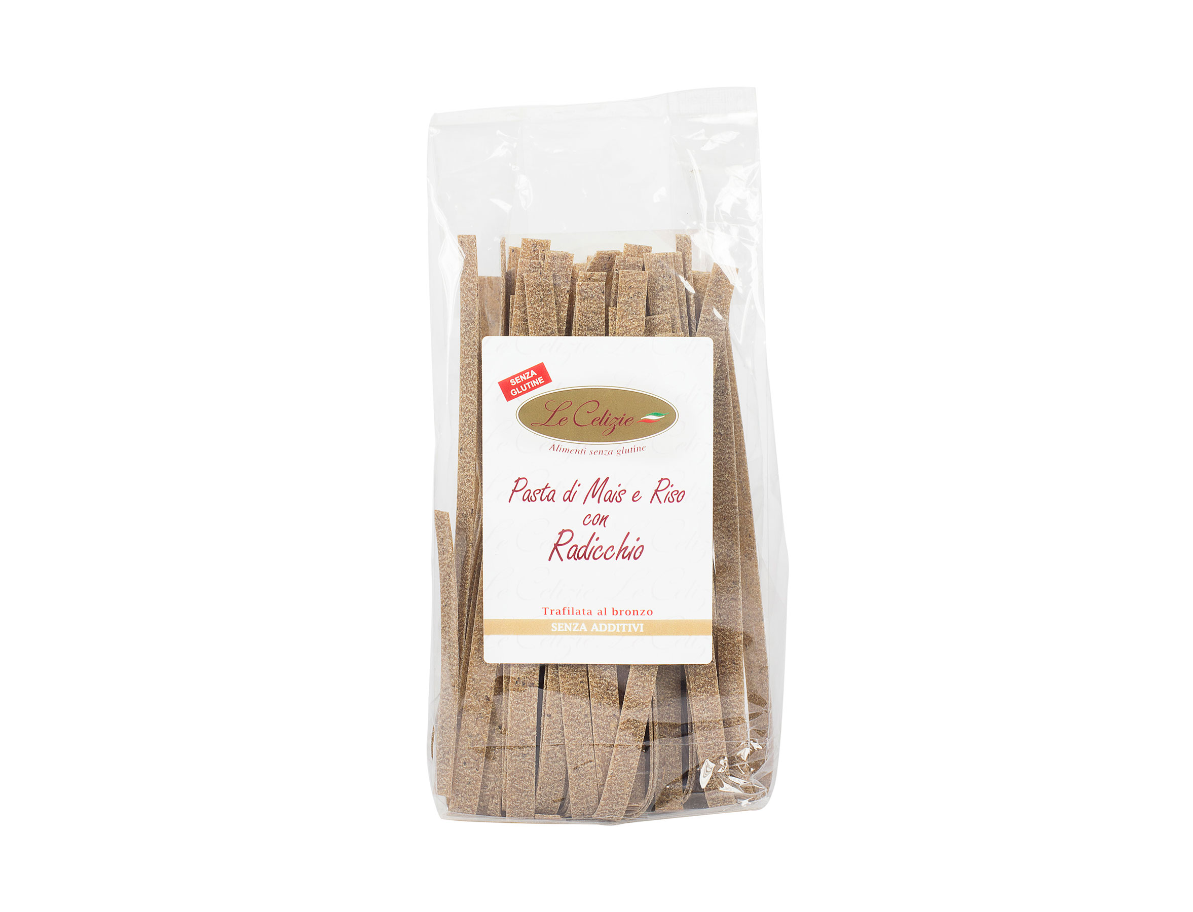 Pasta di Mais e Riso con Radicchio Le Celizie Pasta di Mais e Riso con Radicchio senza glutine