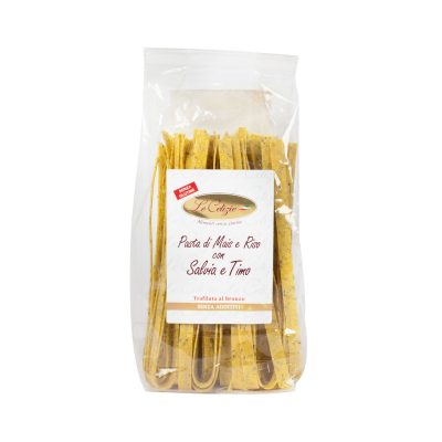 Pasta di Mais e Riso con Salvia e Timo senza glutine