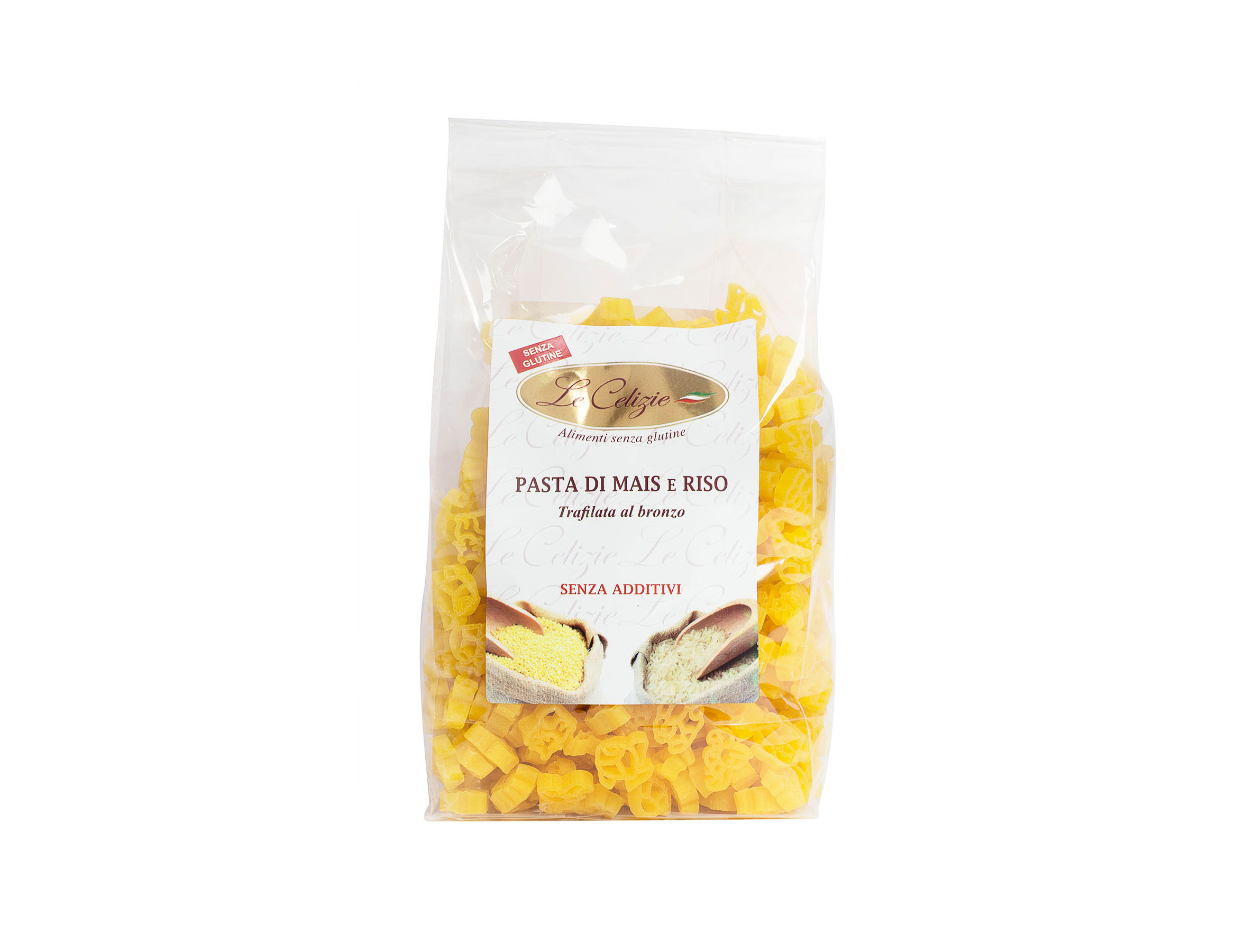 Pasta di mais e riso Figurine Le Celizie Figurine pasta di mais e riso senza glutine