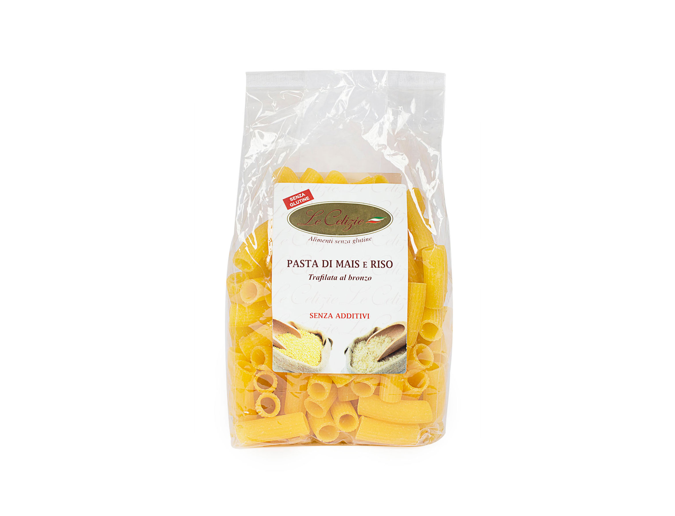 Pasta di mais e riso Maccheroni Le Celizie Maccheroni pasta di mais e riso senza glutine