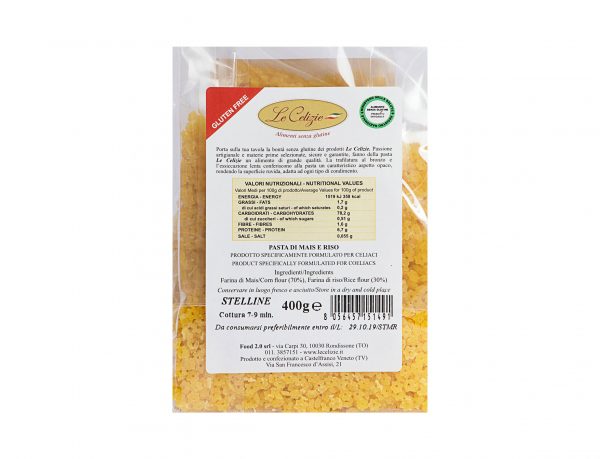 Corn and Rice Stelline pasta - Image 3