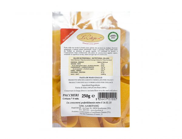 Yellow Corn Paccheri pasta - Image 3