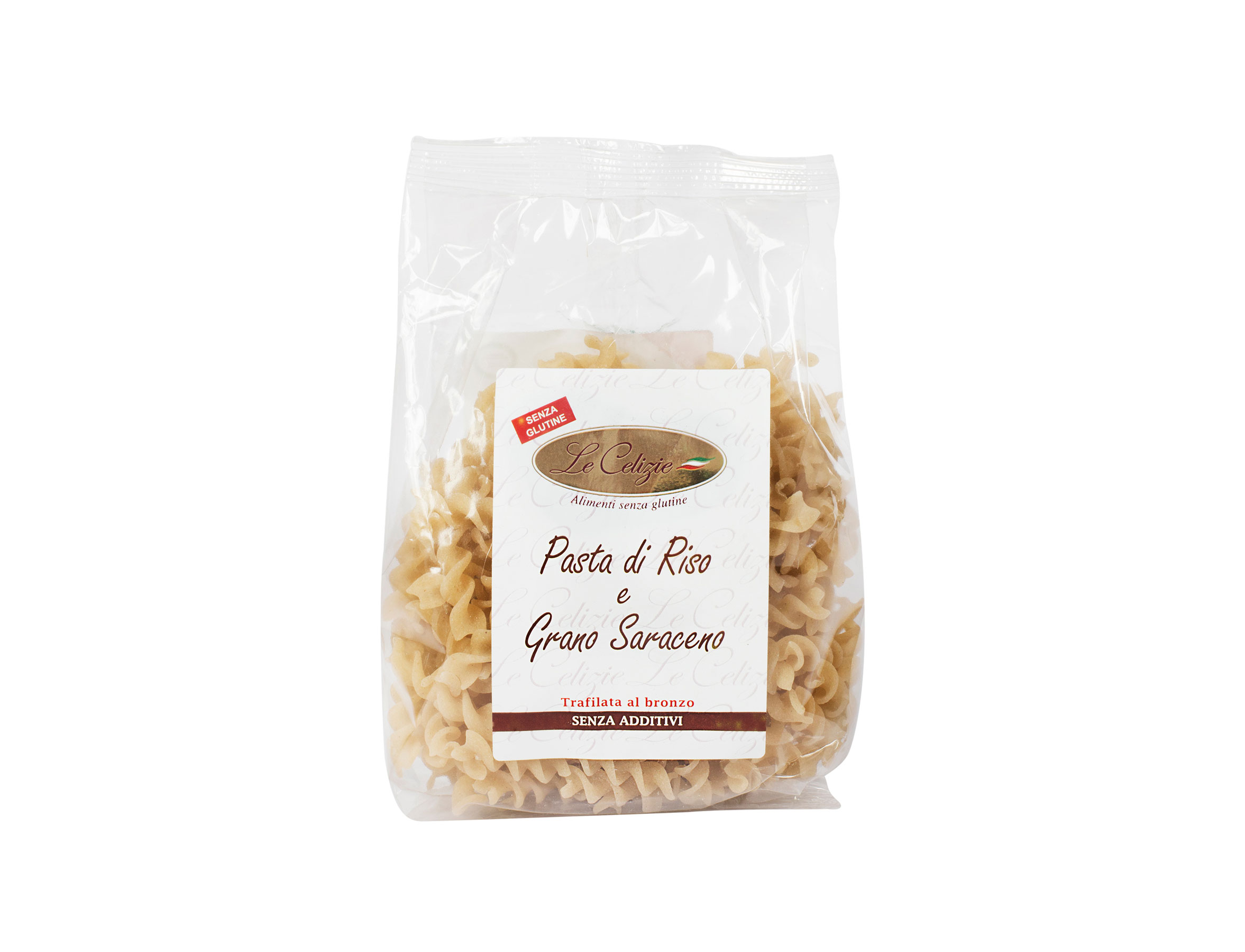 Pasta di Riso e Grano Saraceno Le Celizie Pasta di Riso e Grano Saraceno senza glutine