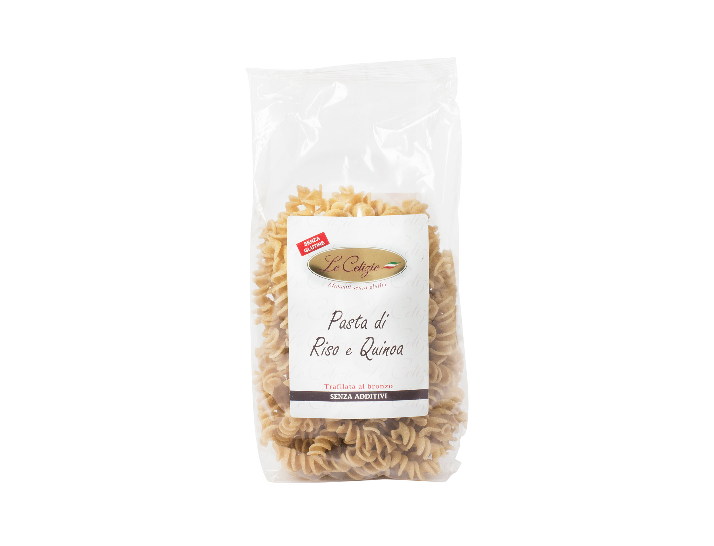 Pasta di Riso e Quinoa Fusilli Le Celizie Pasta di Riso e Quinoa Fusilli senza glutine