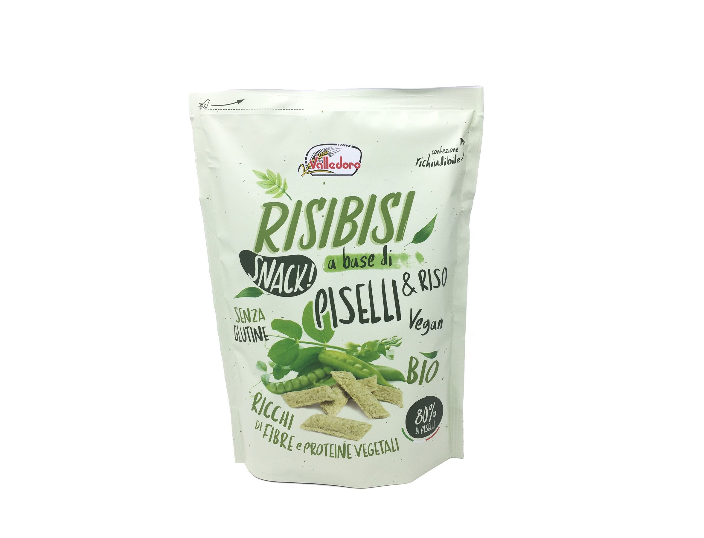 Risibisi Piselli snack BIO senza glutine Risibisi Piselli BIO gluten free