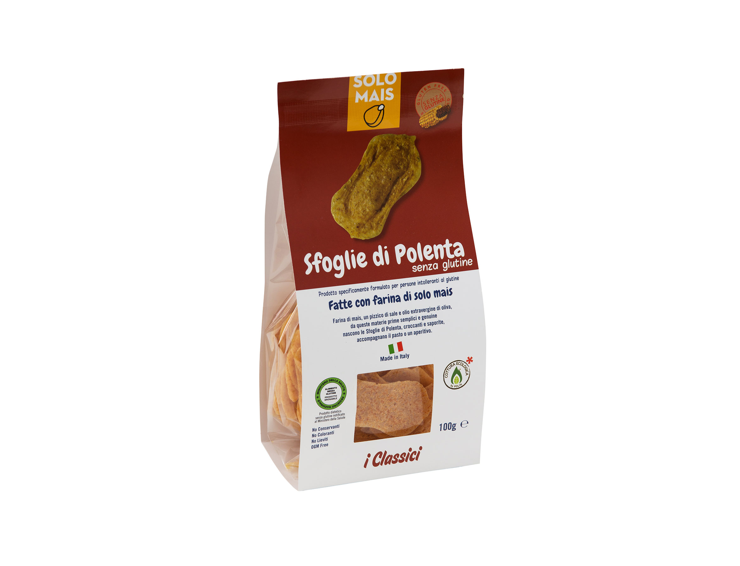 Sfoglie di polenta senza glutine lattosio Sfoglie di polenta gluten free