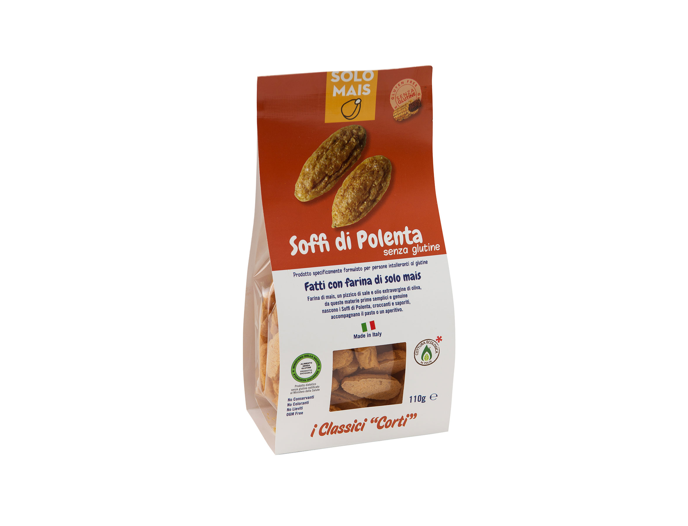 Soffi di polenta con farina di mais senza glutine Soffi di polenta gluten free