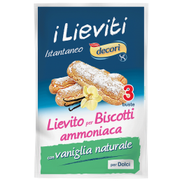 Lievito per biscotti ammoniaca senza lattosio