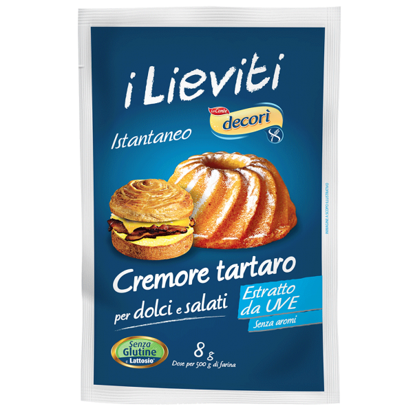 cremore tartaro per dolci e salati senza glutine