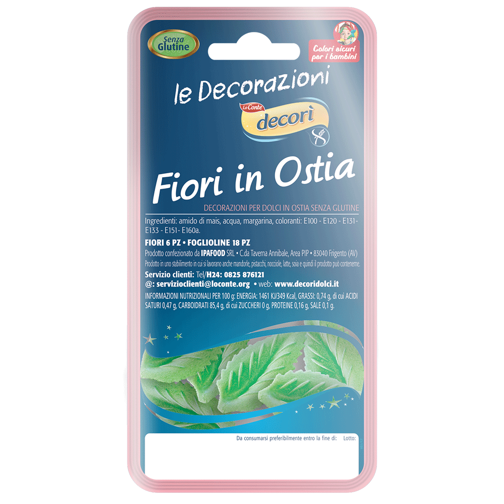Decorì Foglioline Verdi senza glutine decorazioni foglioline verdi gluten free