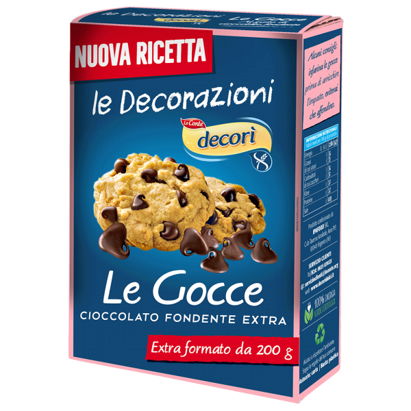 Gocce cioccolate per ceese cake senza glutine