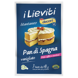 lievito pan di spagna vaniglia senza glutine