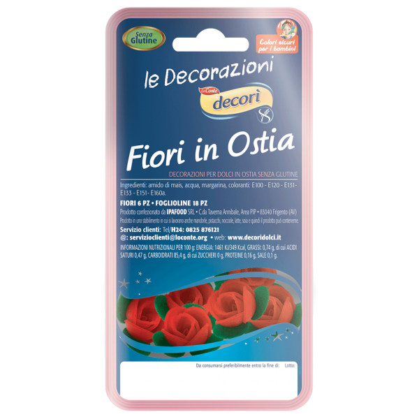 decorazioni fiori per dolci gluten free