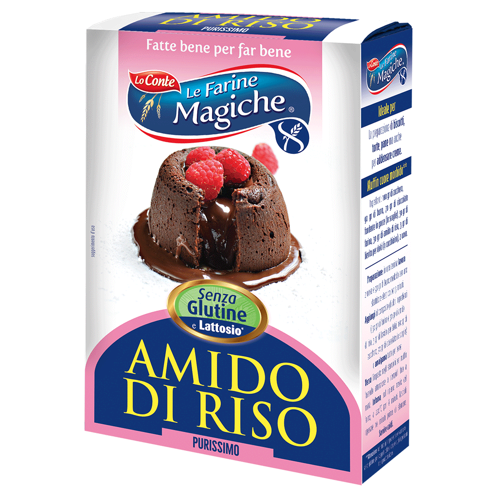 Le Farine Magiche Amido di Riso senza lattosio Amido di Riso senza glutine