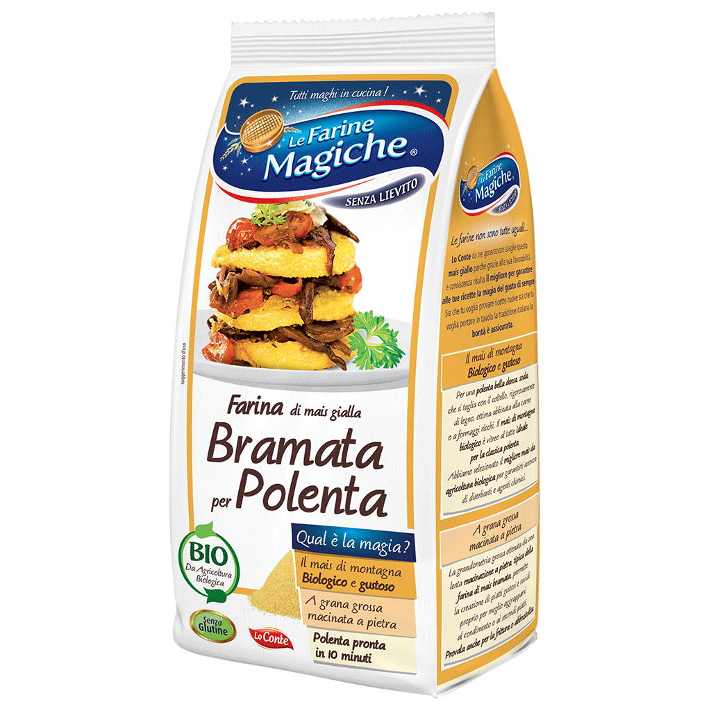 Le Farine Magiche Bramata Bio Bramata per polenta senza glutine
