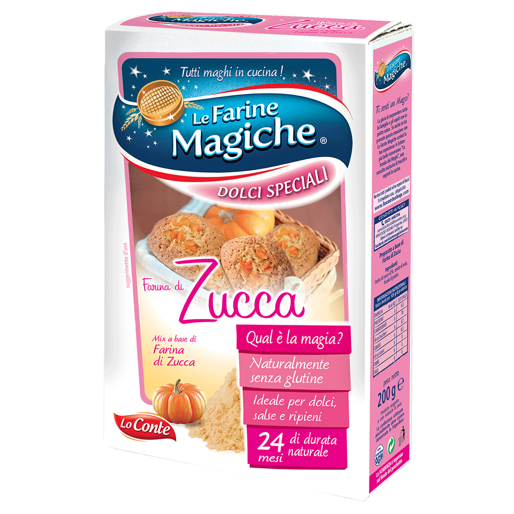 Farina di Zucca Le Farine Magiche Farina di Zucca senza glutine