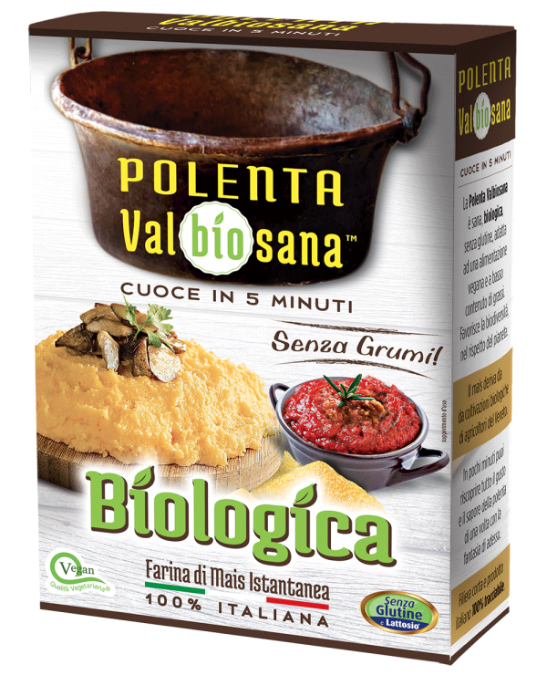 Polenta senza glutine e lattosio