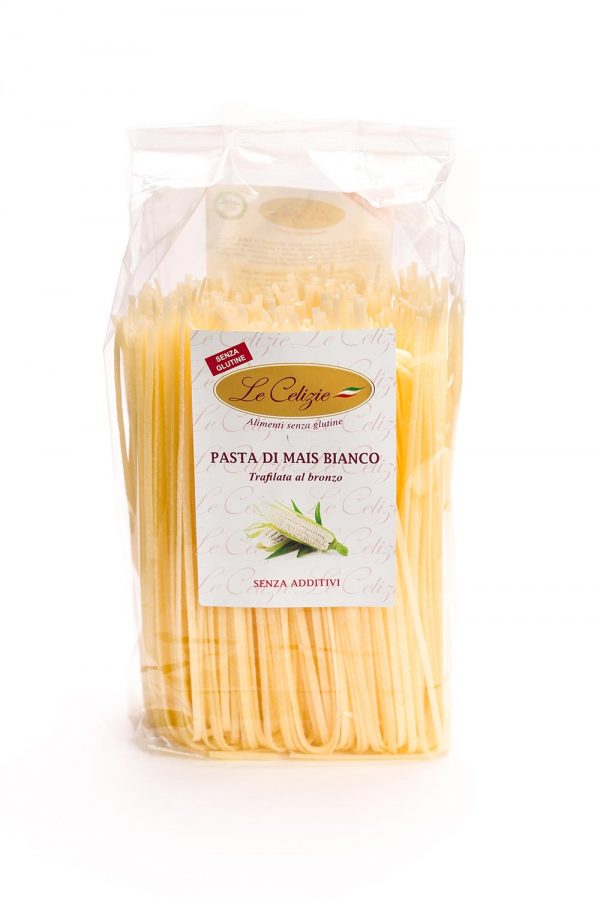 Pasta di mais bianco senza glutine