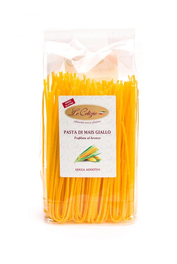 Pasta di mais giallo senza glutine