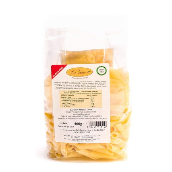 Pasta di Mais Bianco - Penne - immagine 2