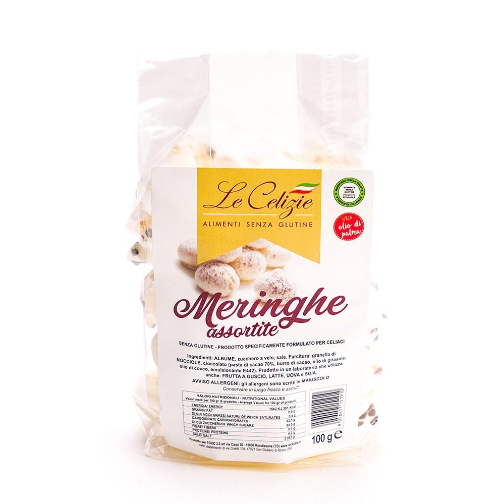 Meringhe assortite Le Celizie Meringhe assortite senza glutine