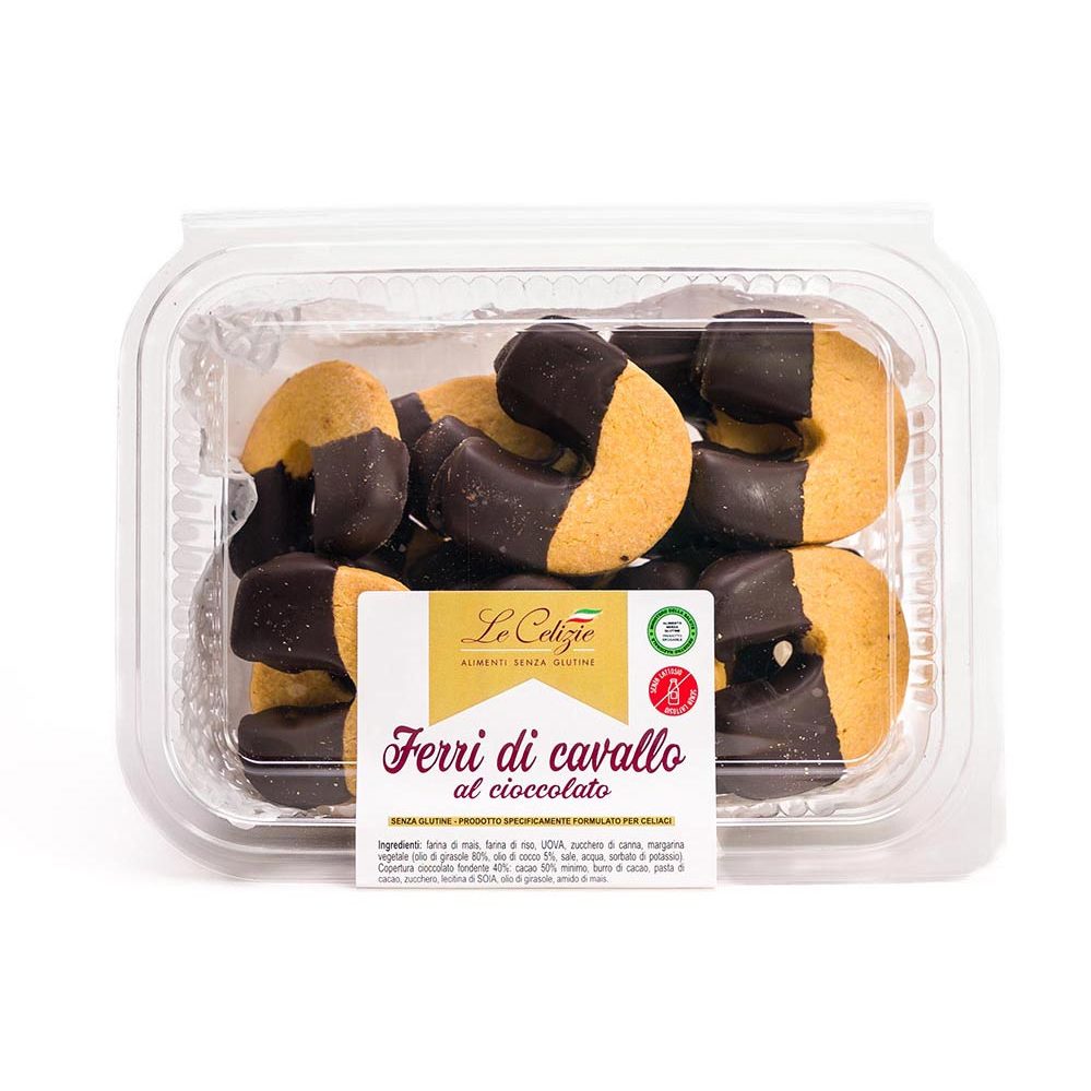 Ferri di cavallo al ciocollato Ferri di cavallo al ciocollato gluten free