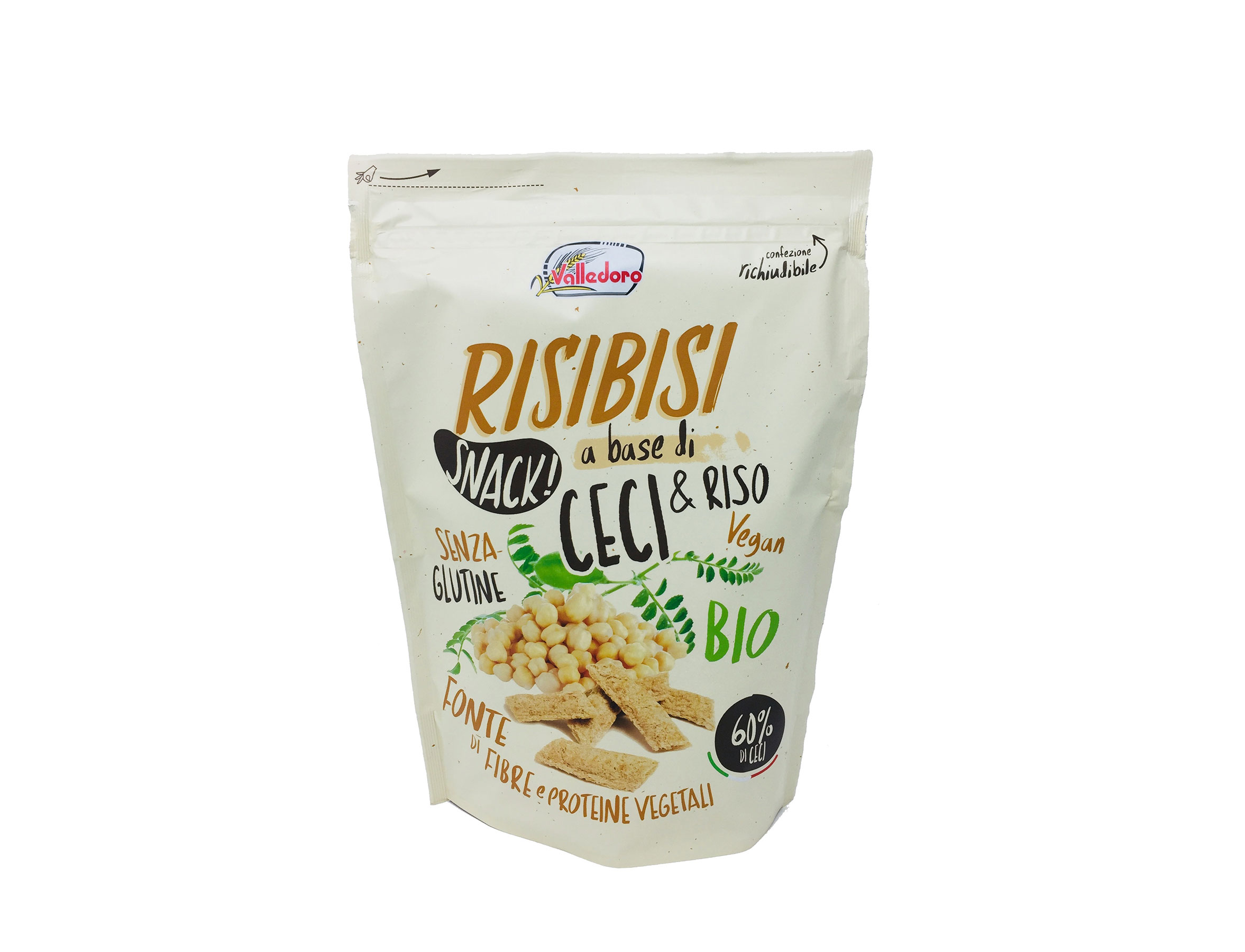 Snack risibisi ceci bio senza glutine