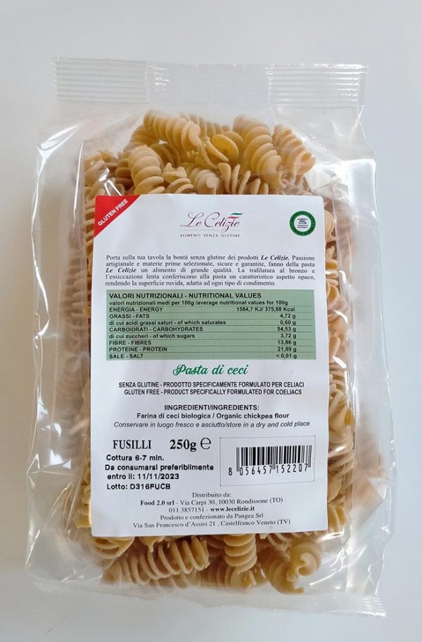 Pasta di Ceci Bio - Fusilli - immagine 2