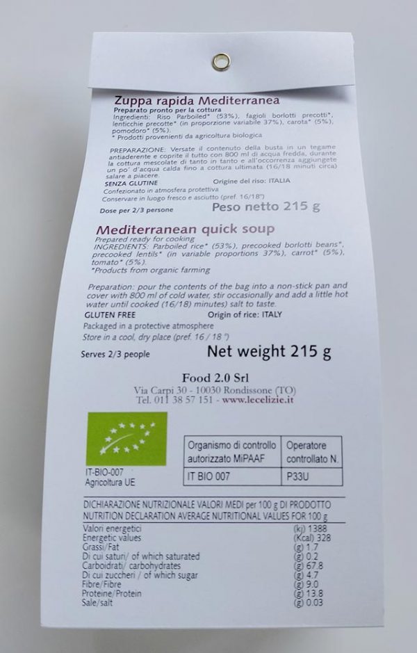 Zuppa Mediterranea Bio - immagine 2