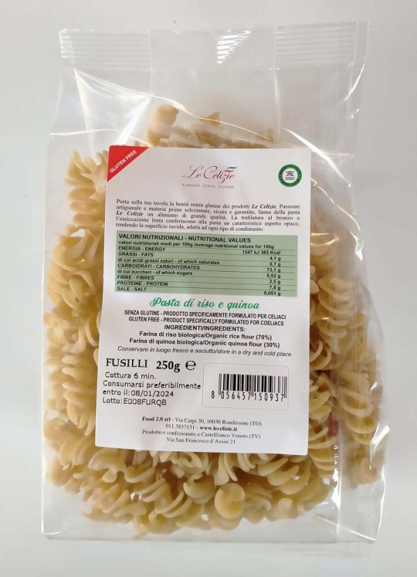 Pasta di Riso e Quinoa Bio - Fusilli - immagine 2