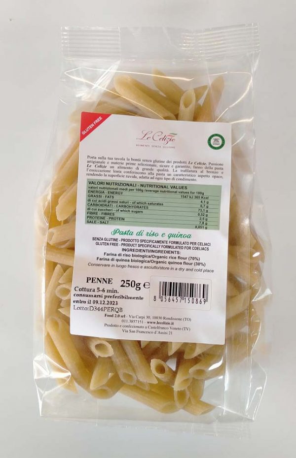 Pasta di Riso e Quinoa Bio - Penne - immagine 2