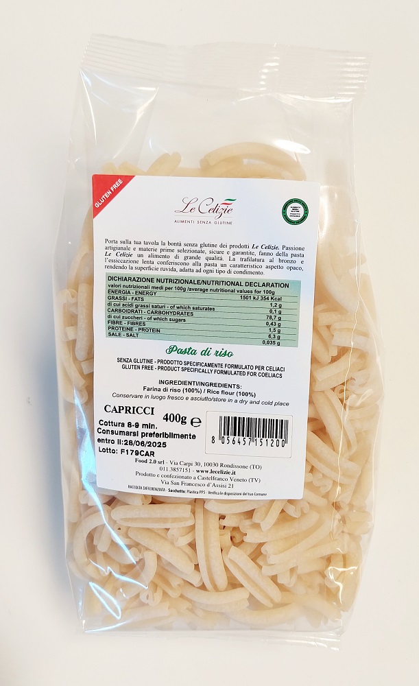 SO Fröhlich Pasta di Riso con Erbe, 250 g - Piccantino Shop Online Italia