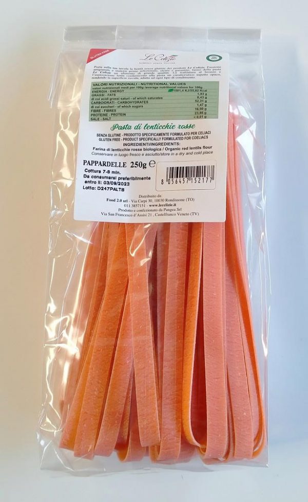 Pasta di Lenticchie Rosse Bio - Pappardelle - immagine 2